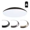 LED Bulkhead - Diameter 30cm - 18W 2100lm - 6500K daglicht wit - IP65 waterdicht - Vandalismeproof - Met noodaccu - Voor binnen en buiten - Zwart | HOFTRONIC