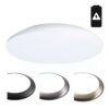 LED Bulkhead - Diameter 38cm - 25 Watt 2600 lumen - 6500K daglicht wit - IP65 waterdicht - Vandalismeproof - Met noodaccu - Voor binnen en buiten - Wit | HOFTRONIC