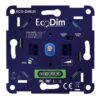 LED Dimmer Inbouw - 0-300 Watt - Geschikt voor fase aan- en afsnijding - Incl. wit frame en druk/draaiknop - Universeel - Min. Instelbaar - ECO-DIM.01 | Ecodim