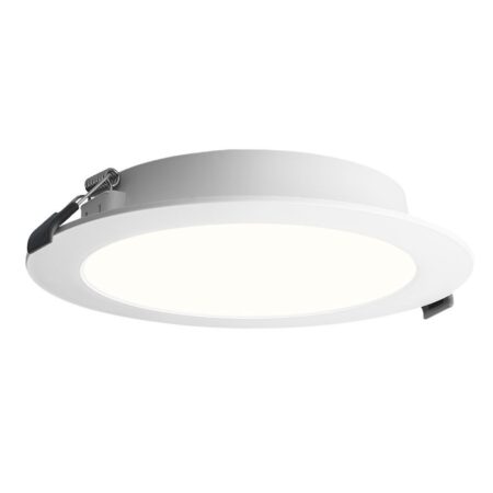 LED Downlight ECO - inbouwspot - mini LED paneel - 18 Watt 1820 lumen - Rond - 4000K neutraal wit - diameter 220mm - plat 27mm | HOFTRONIC