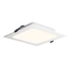 LED Downlight ECO - inbouwspot vierkant - mini LED paneel - 18 Watt 1820 lumen - 2700K warm wit - 220x220mm - plat 27mm | HOFTRONIC