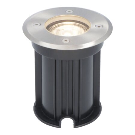 LED Grondspot buiten - Dimbaar - GU10 - 4000K neutraal wit - 4 Watt 345 Lumen - Tuinspot - Oprit - RVS - IP64 Waterdicht | V-TAC