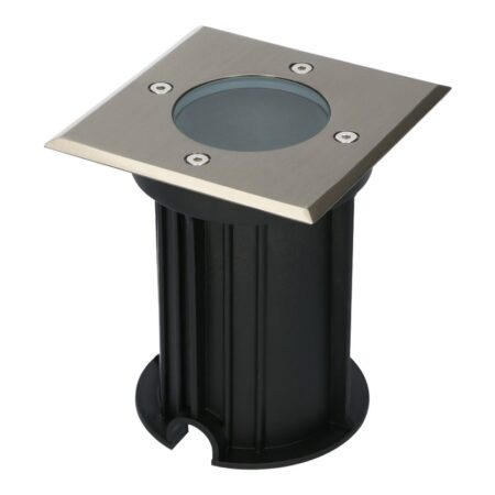 LED Grondspot vierkant buiten - Dimbaar - GU10 fitting - Tuinspot - Oprit - RVS - IP65 waterdicht | V-TAC