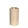 LED Kaars hout Ø8 h.15 cm met timer | Ideas 4 Seasons