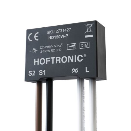 LED Puck Dimmer - 0.5-150W - Wisselschakeling/Hotelschakeling - Fase-afsnijding (trailing edge) | HOFTRONIC