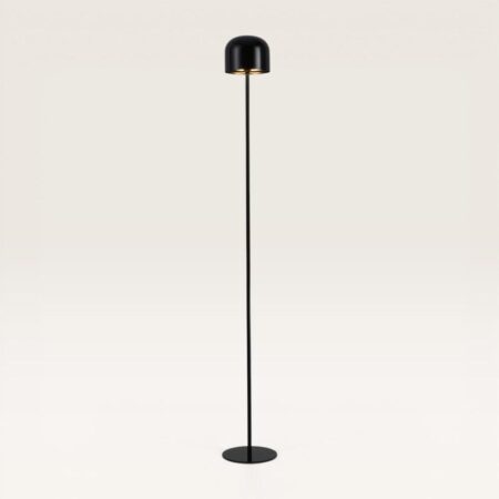 LED Staande lamp Ariello nero xl - Zwarte paddenstoel lamp voor binnen