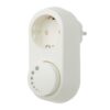 LED Stekkerdimmer - 0-100 Watt - Geschikt voor LED verlichting - EU stekker - Incl. druk/draaiknop - ECO-DIM.06 - Wit | Ecodim