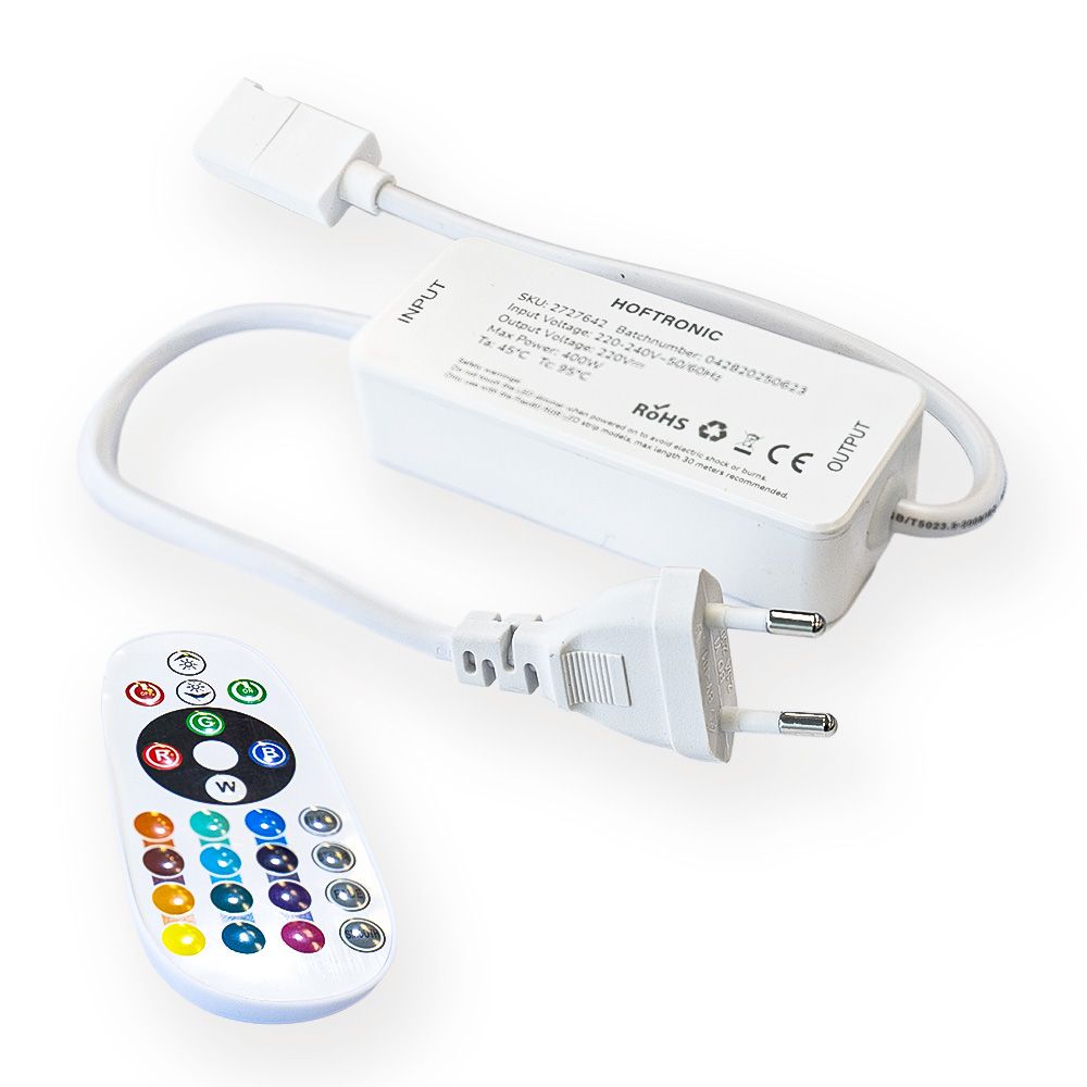 LED Strip dimmer V2 - Flex60 RGB-serie - Max. 500W - Inclusief afstandsbediening | HOFTRONIC