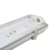 LED TL armatuur 120 cm dubbel - Geschikt voor T8 (G13) buizen - IP65 waterdicht - T8 Fitting G13 - RVS clips | Aigostar