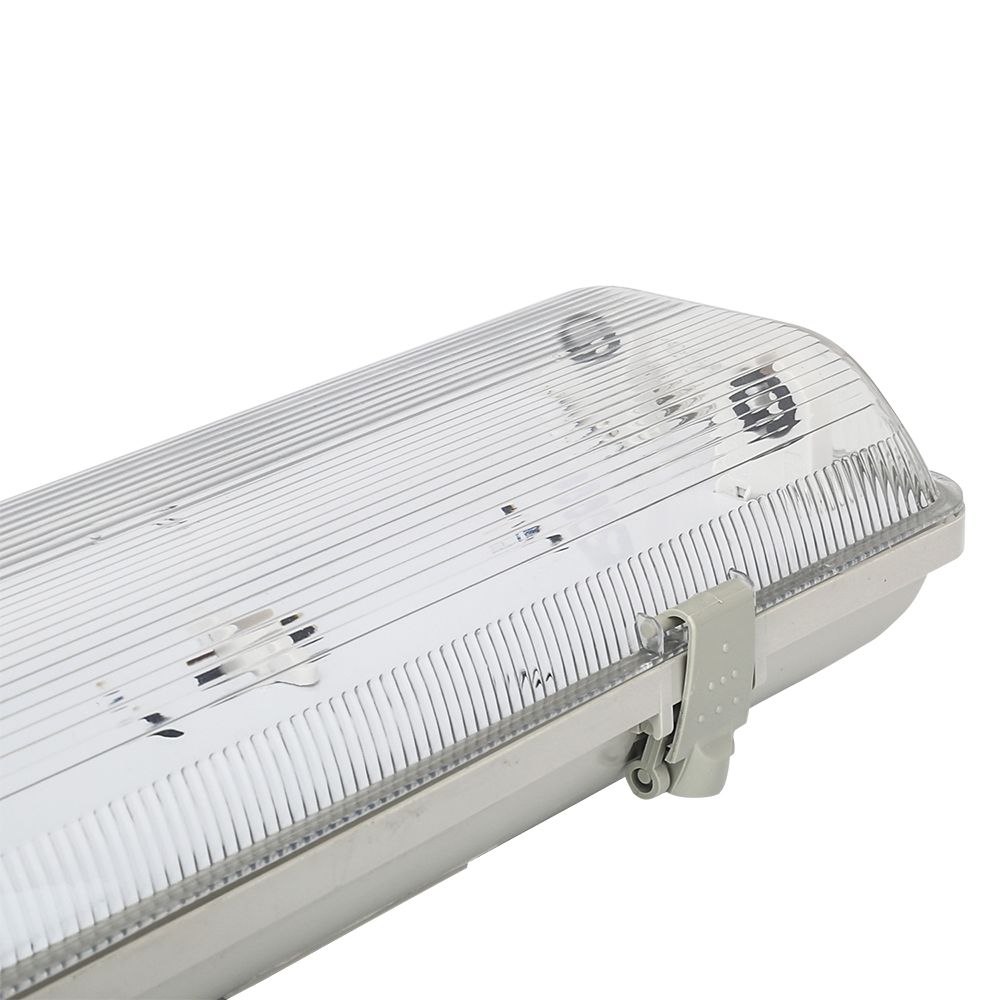LED TL armatuur 120 cm dubbel - Geschikt voor T8 (G13) buizen - IP65 waterdicht - T8 Fitting G13 - RVS clips | Aigostar