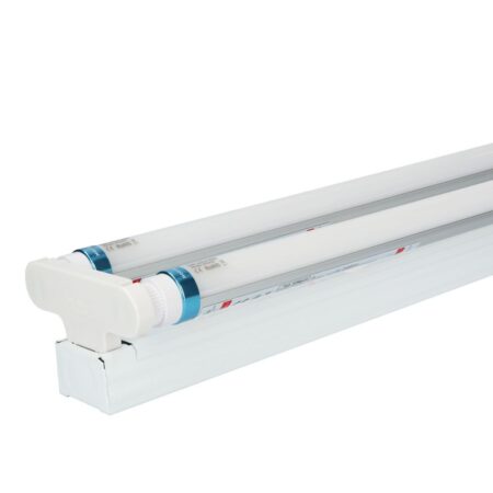 LED TL armatuur 150cm dubbel - T8 (G13) - 50 Watt 7000 lumen (140lm/W) - 3000K Warm wit (830) - Flikkervrij - IP20 Stofdicht | HOFTRONIC
