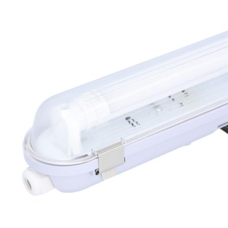 LED TL armatuur IP65 120 cm - 4000K - 12-18 Watt 3600lm - 200lm/W - incl. flikkervrije LED buizen - koppelbaar | HOFTRONIC