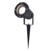 LED prikspot - 4 Watt 345 Lumen - Dimbaar - Kantelbaar - 4000K neutraal wit - GU10 - IP64 Waterdicht - Zwart - Tuinspot | HOFTRONIC