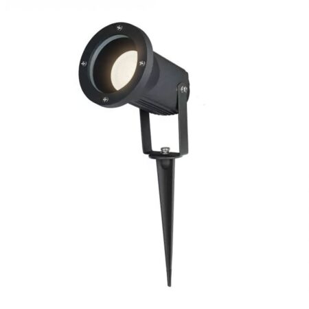 LED prikspot - Dimbaar - Kantelbaar - 4000K neutraal wit - 4 Watt 345 Lumen - IP65 - Waterdicht - Zwart - Tuinspot - tuinverlichting - padverlichting | HOFTRONIC