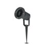 LED prikspot - Dimbaar - Kantelbaar - GU10 - IP44 waterdicht - Aluminium - Zwart | V-TAC