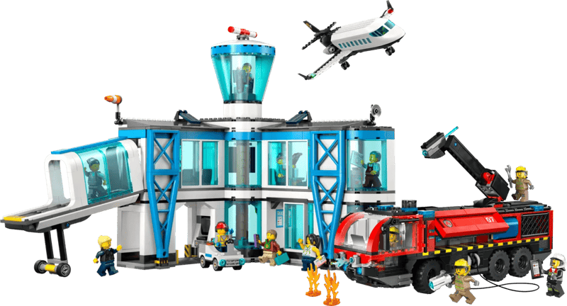 LEGO City vliegveld set 60502 + 60499