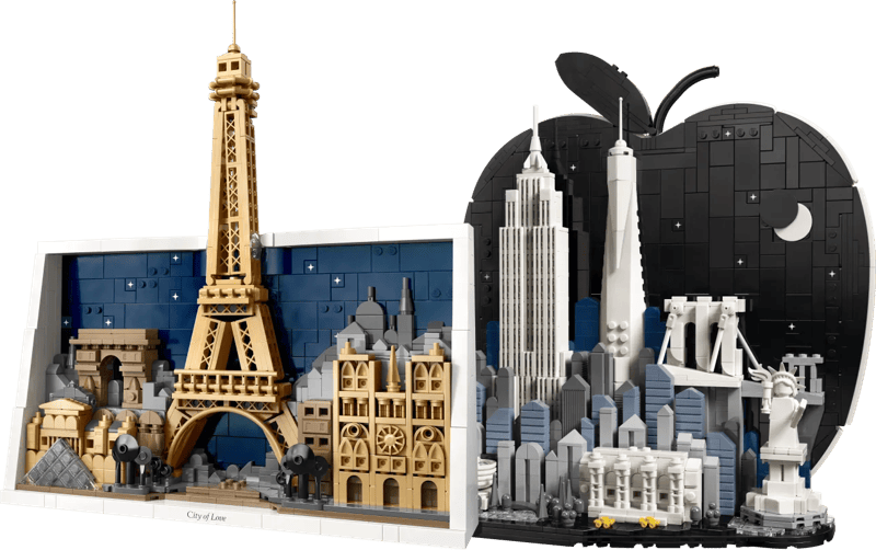 LEGO New York en Parijs Set 21066 + 21064