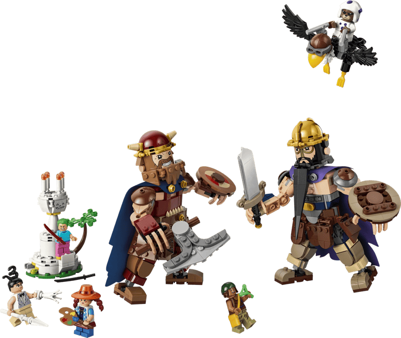 LEGO One Piece Dorry vs. Brogy - Reuzen van Kleine Gaarde 75644