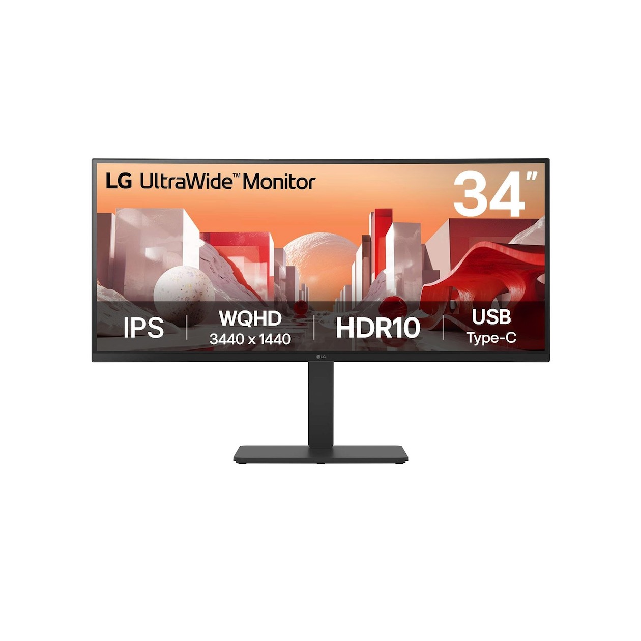 LG 34BA75QE-B Monitor Zwart | LG