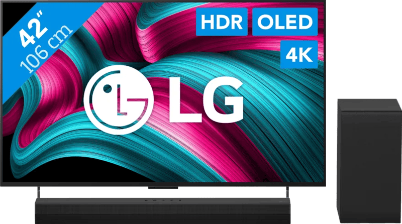 LG 42" OLED EVO C54 4K (2025) + LG DS40T
