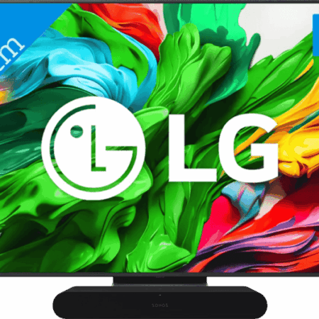 LG 55" QNED86 EVO 4K (2025) + Sonos Ray Zwart