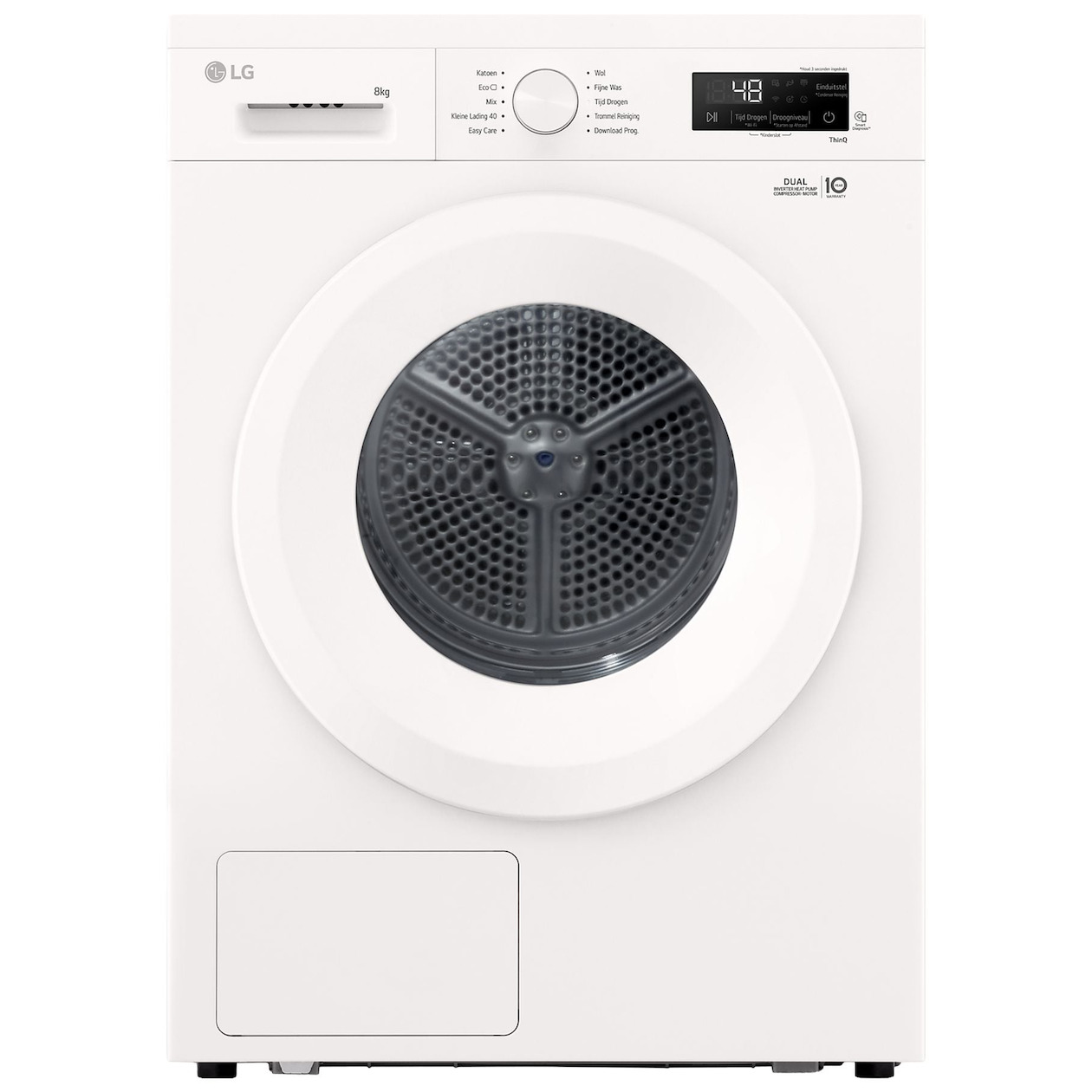LG RHX1008NWH Warmtepompdroger Wit | LG