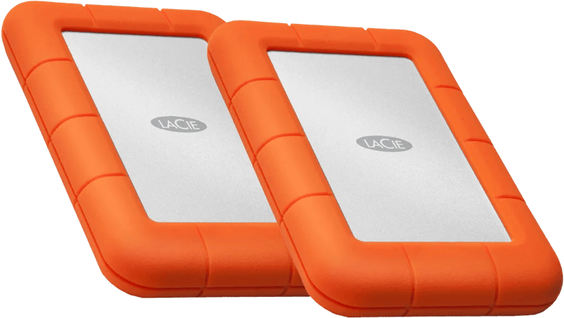 LaCie Rugged USB-C 4TB - Duo pack