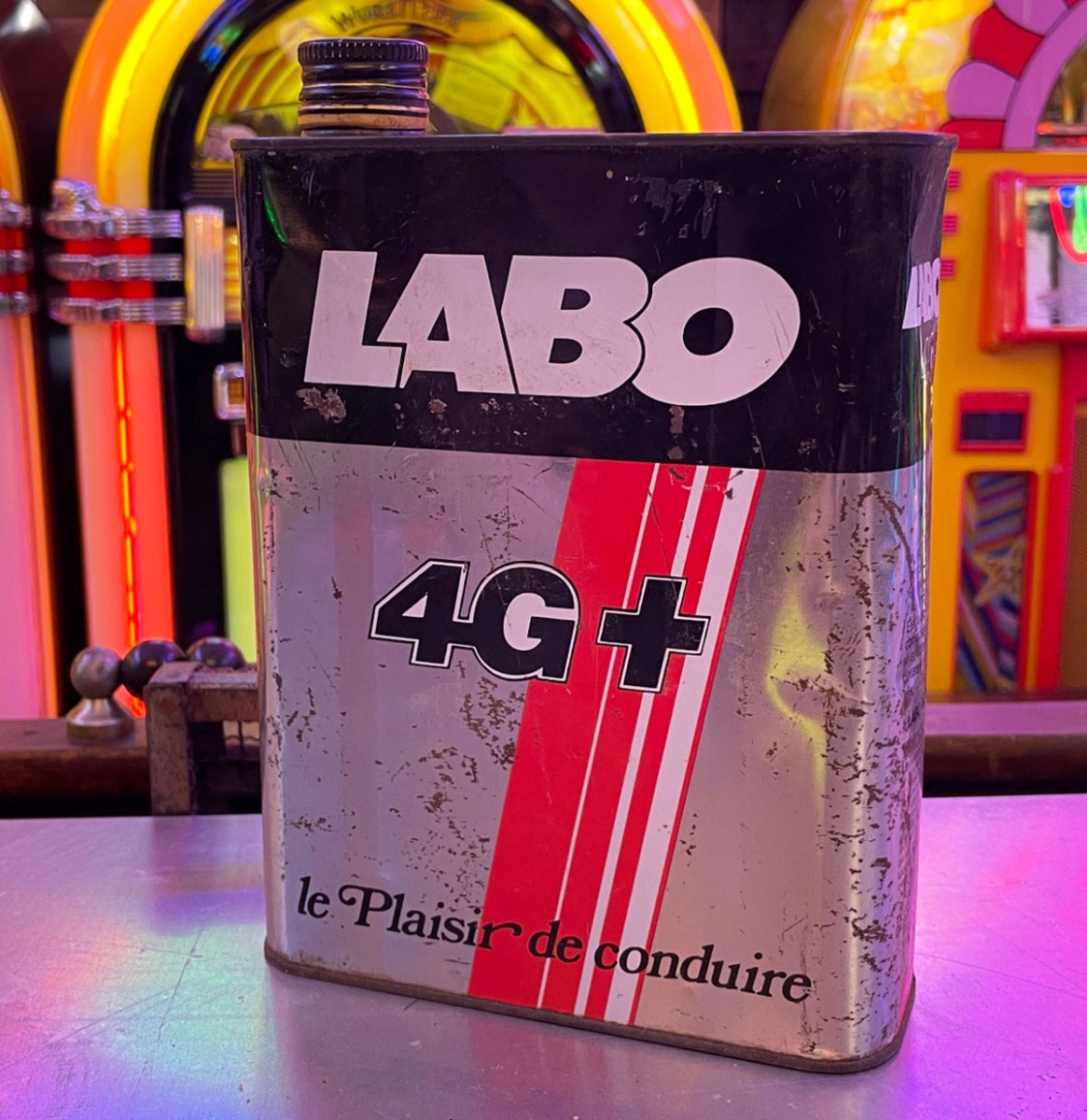 Labo 4G+ Vintage Olieblik- Origineel | The Dutch Pickers