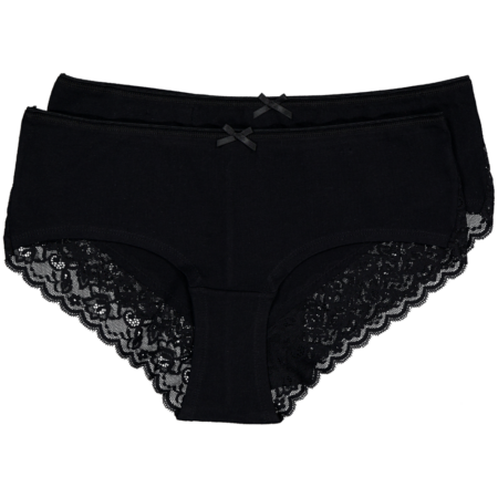 Lacy Hipster - Zwart | Zeeman