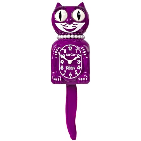 Lady Kit-Cat Klock Boysenberry Gold Collector's Edition | LBC-49-Gold | Kit-Cat Klock