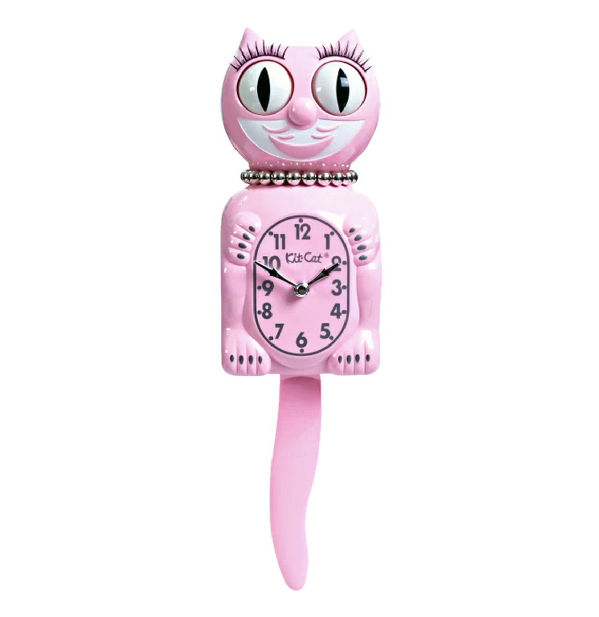 Lady Kitty-Cat Klock Retro Pink Kitchen Edition | LBC-59-RK | Kit-Cat Klock