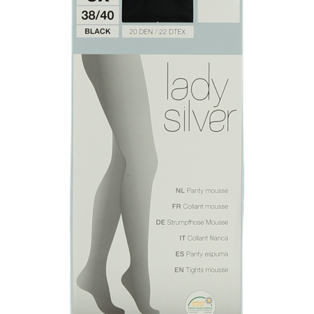 Lady silver Panty - Zwart | Zeeman