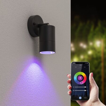 Lago - Smart LED Wandlamp - Wifi + Bluetooth - 5