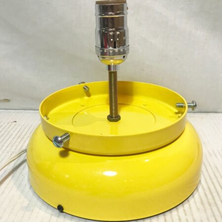 Lamp met Voet voor Benzinepomp Bol (Geel) | Fiftiesstore