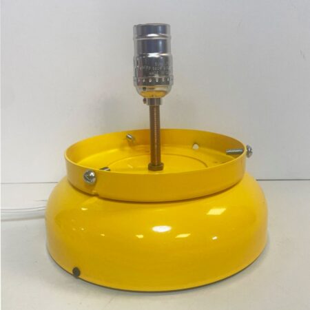 Lamp met Voet voor Benzinepomp Bol (Shell Geel) | Bennies Fifties