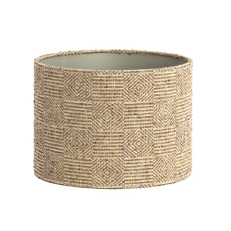 Lampenkap Cilinder Ravi Brown 25cm | Light & Living
