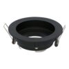 Laredo LED Inbouwspot - Kantelbaar armatuur - Diameter 100mm - GU10 Fitting incl. lamphouder - Rond - IP20 voor binnen - Zwart | HOFTRONIC