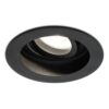 Laredo LED inbouwspot - GU10 4 Watt 345 Lumen - 4000K neutraal wit - Dimbaar - verzonken - Rond - Kantelbaar - IP20 Voor binnen - Zwart | HOFTRONIC