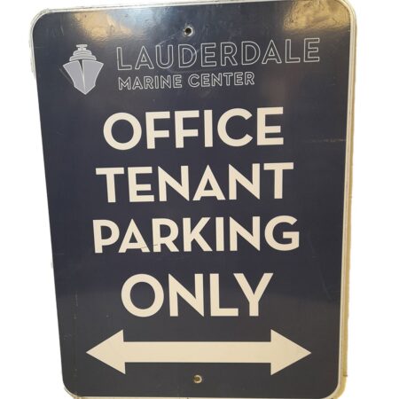 Lauderdale Office Parking Only Street Sign 60x45cm - Origineel | The Dutch Pickers