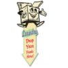Laundry Arrow Down Zwaar Metalen Bord 60 x 28 cm | Fiftiesstore