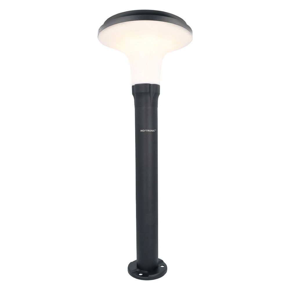 Layton - Solar Sokkellamp - 3000K Warm wit - 900 lumen - 6-12 uur brandtijd - Tuinlantaarn - Padverlichting - IP65 waterdicht | HOFTRONIC