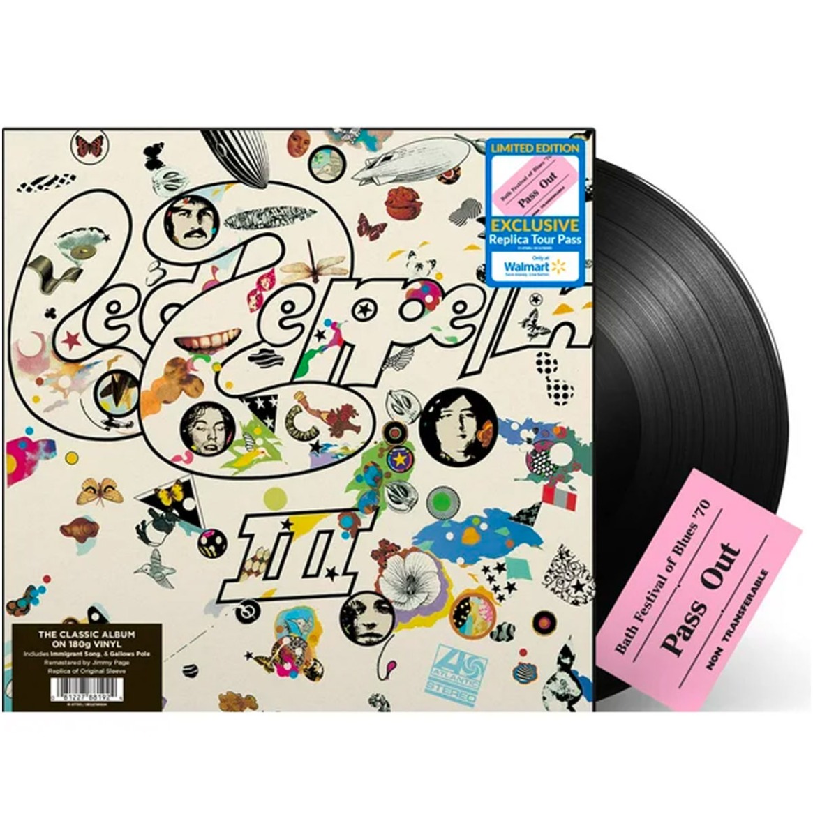 Led Zeppelin - Led Zeppelin III (Met Collectible Backstage Pass Replica) (Walmart Exclusive) (LP) | Fiftiesstore