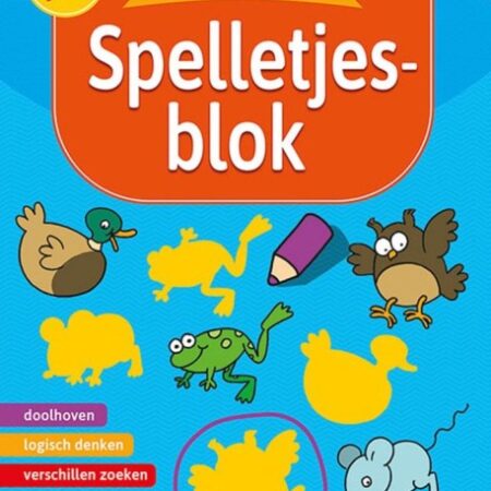 Leerrijk spelletjesblok (4-6 jaar) | Deltas