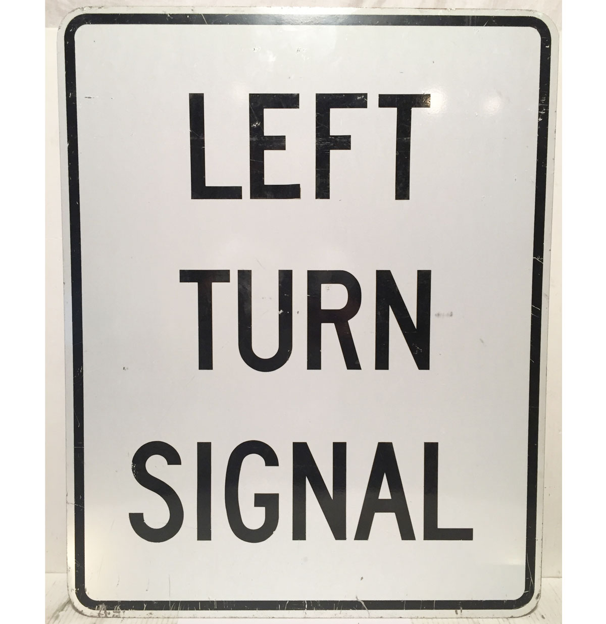 Left Turn Signal Straatbord - Origineel | The Dutch Pickers