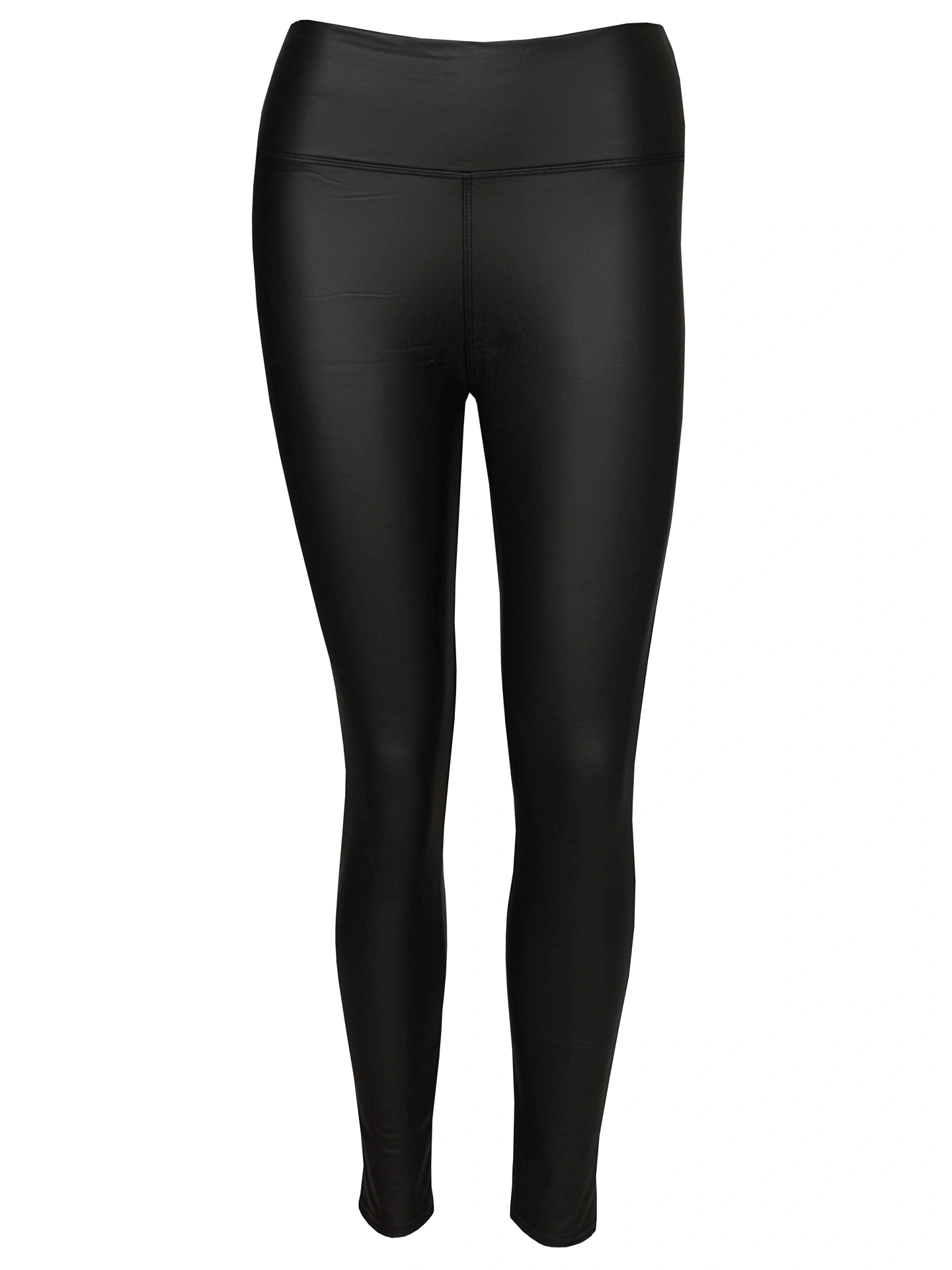 Legging Leather Look Zwart | Fashionize