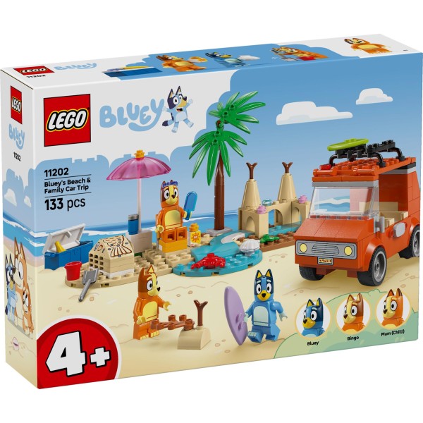 Lego 11202 Bluey Autorit Naar Het Strand | Lego