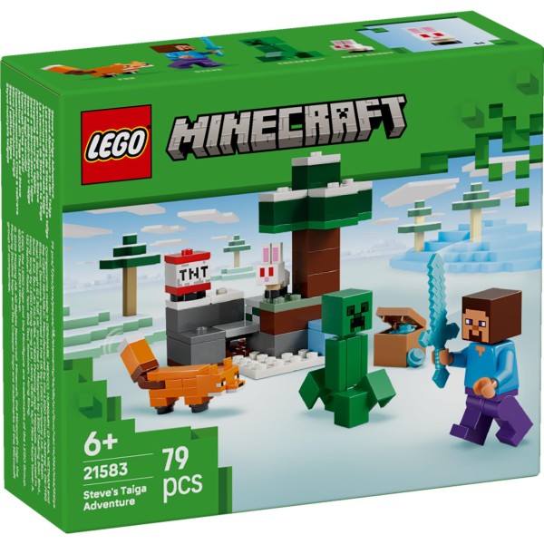 Lego 21583 Minecraft Steve's Taiga Avontuur | Lego