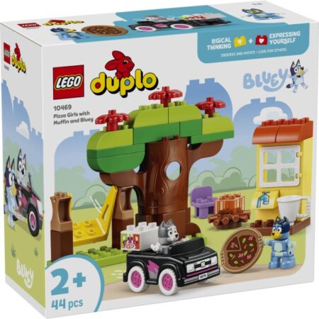 Lego10469 Duplo Bluey Pizzameisjes Met Muffin En Bluey | Lego