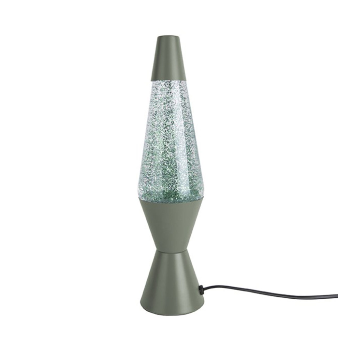 Leitmotiv Lava Lamp - Jungle Groen Glitter | Fiftiesstore