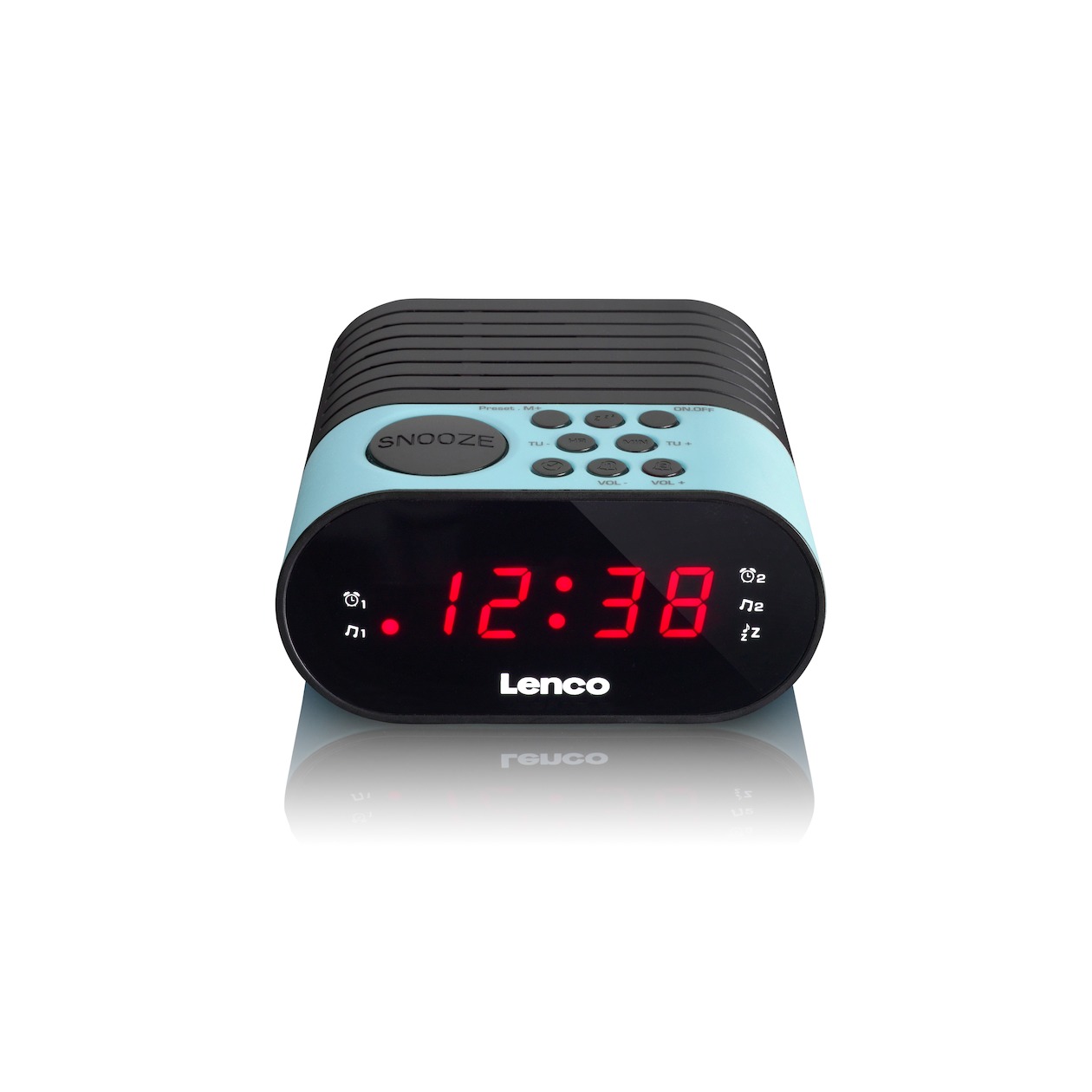 Lenco CR-07 Wekker radio Blauw | Lenco